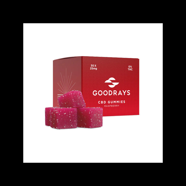 Goodrays 750mg CBD Gummies - 30 Pieces