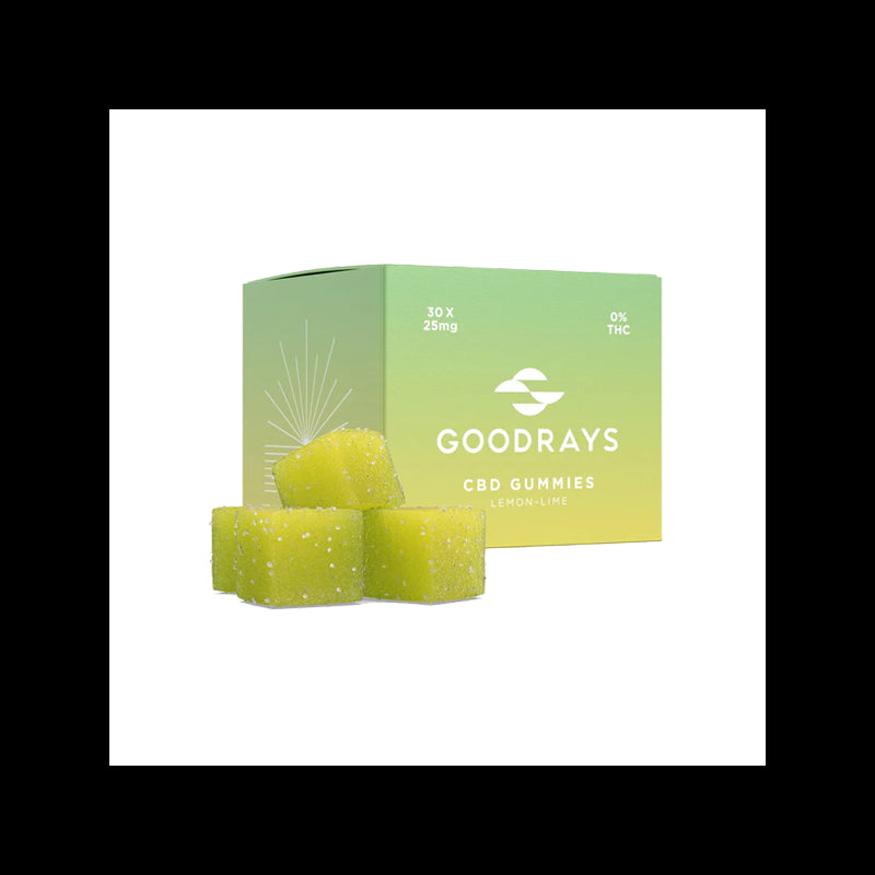 Goodrays 750mg CBD Gummies - 30 Pieces