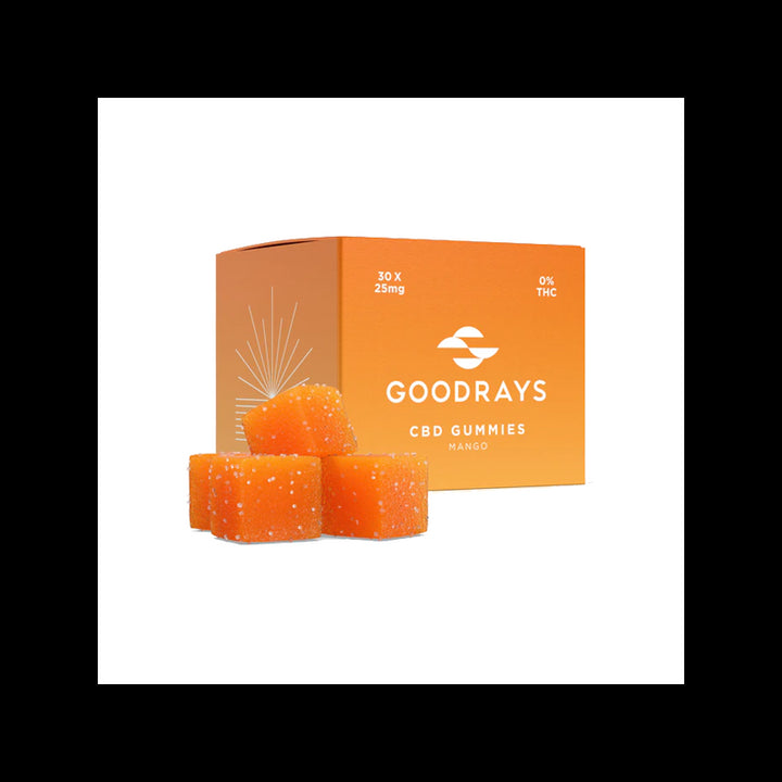 Goodrays 750mg CBD Gummies - 30 Pieces