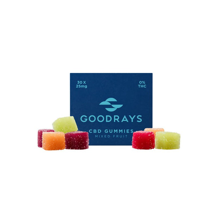 Goodrays 750mg CBD Mixed Gummies - 30 Pieces