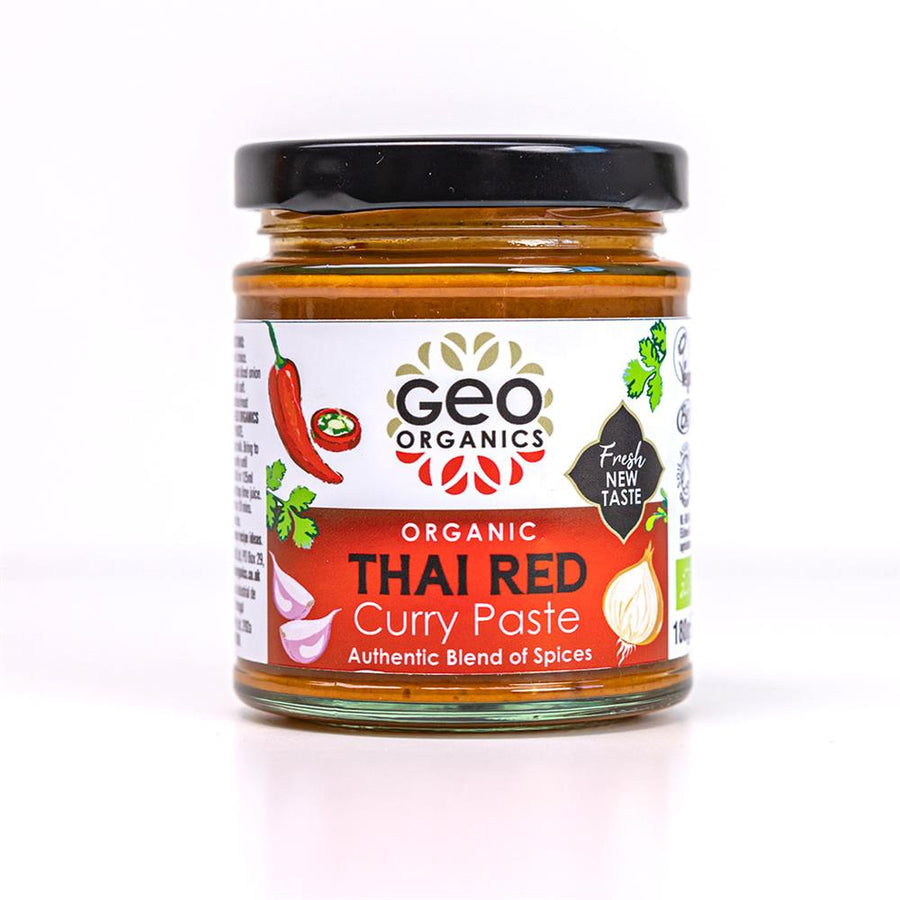 Pastes - Organic Thai Red Curry Paste 180g