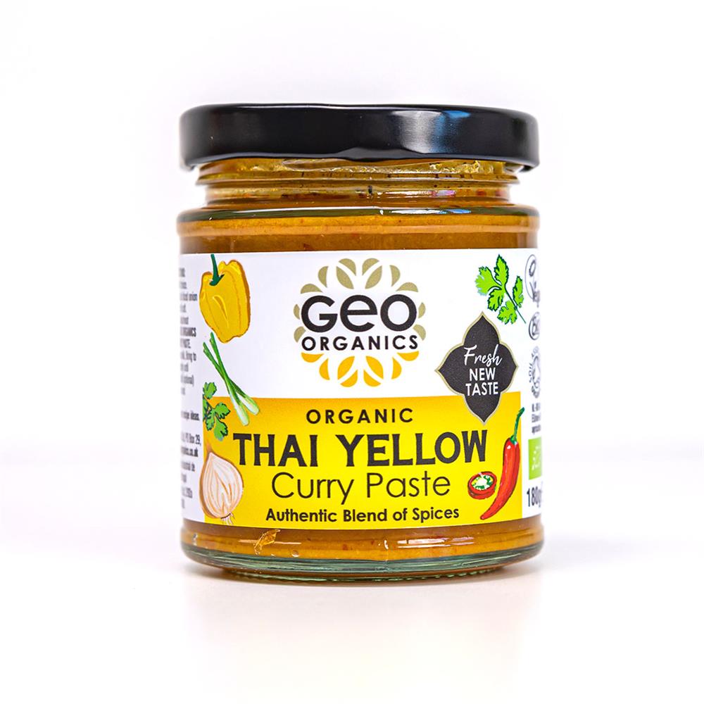 Pastes - Organic Thai Yellow Curry Paste 180g