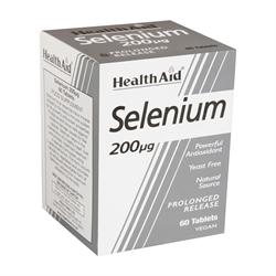 Selenium 200ug - Prolonged Release - 60 Tablets