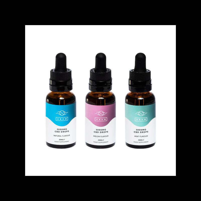 HBHM 3000mg CBD MCT Oil Bundle - 30ml