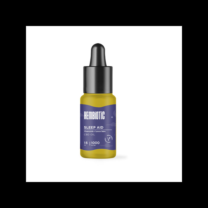 Hembiotic 1000mg Broad-Spectrum CBD Oil - 15ml