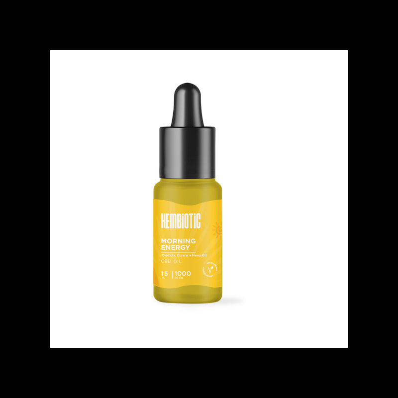 Hembiotic 1000mg Broad-Spectrum CBD Oil - 15ml