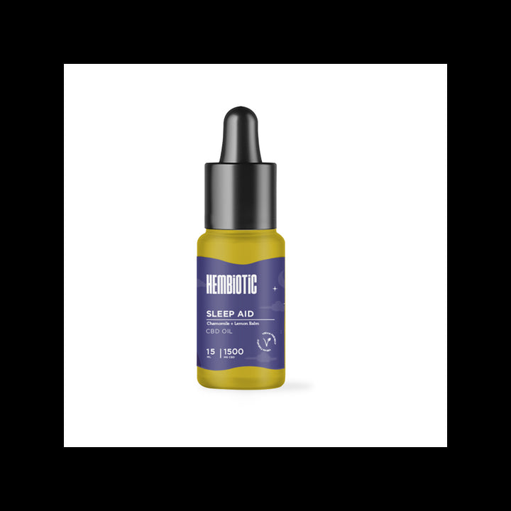 Hembiotic 1500mg Broad-Spectrum CBD Oil - 15ml