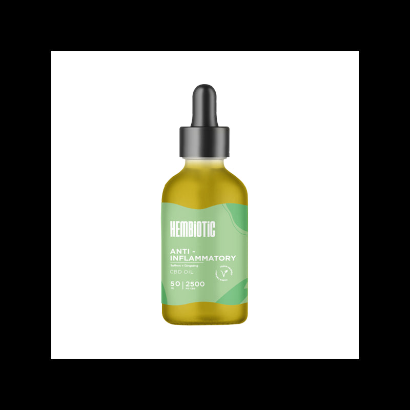 Hembiotic 2500mg Broad-Spectrum Bulk CBD Oil - 50ml