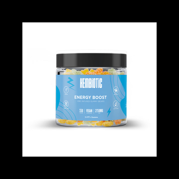 Hembiotic 2750mg Bulk CBD Gummy Bears - 550g