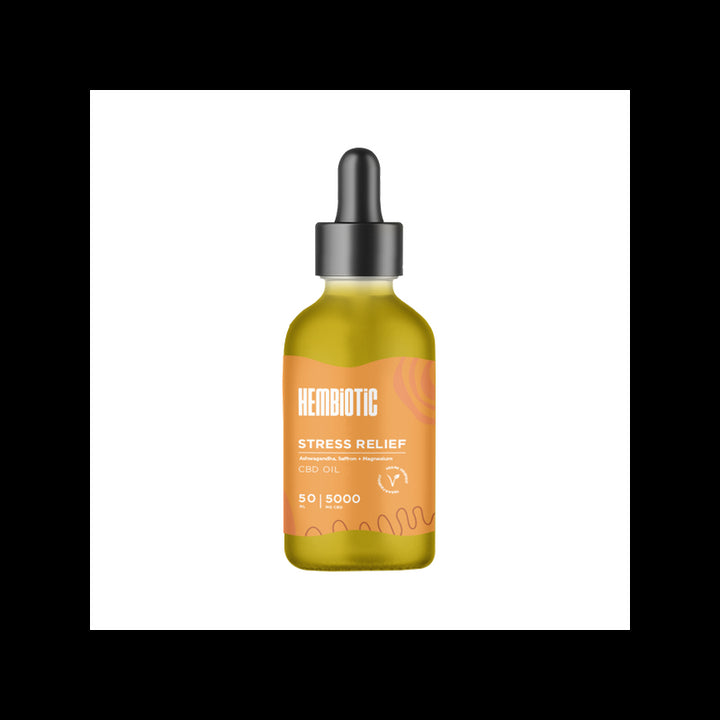 Hembiotic 5000mg Broad-Spectrum Bulk CBD Oil - 50ml