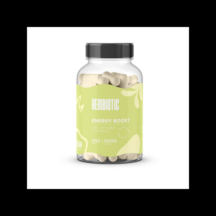 Hembiotic 5000mg Bulk CBD Capsules - 200 Caps