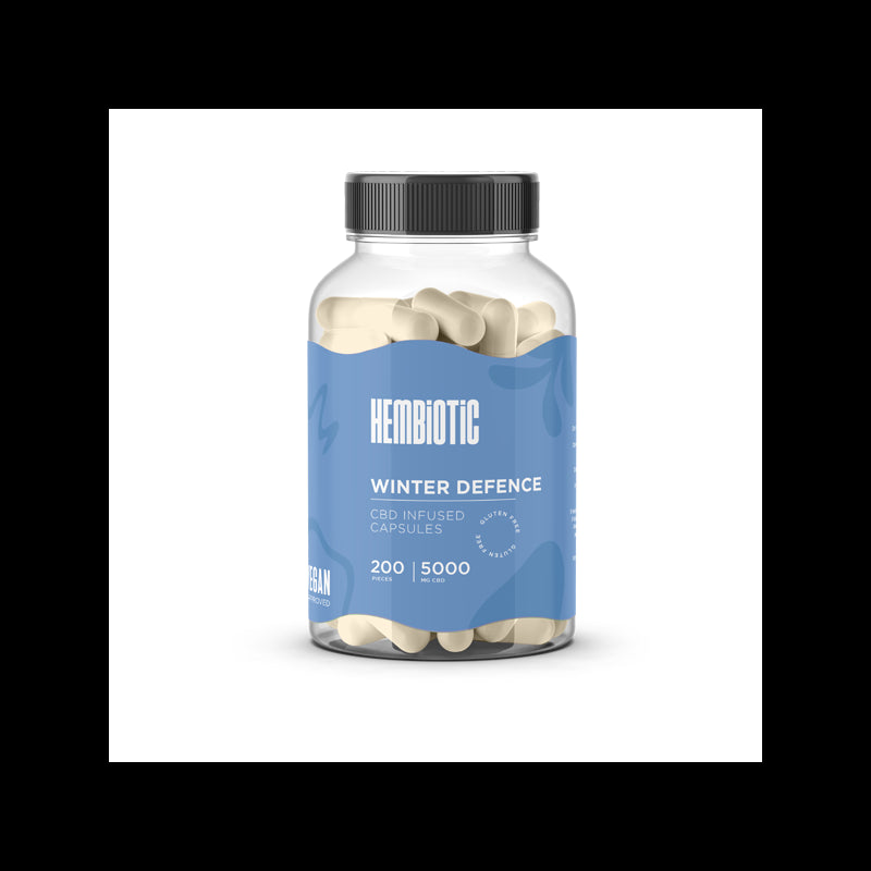 Hembiotic 5000mg Bulk CBD Capsules - 200 Caps