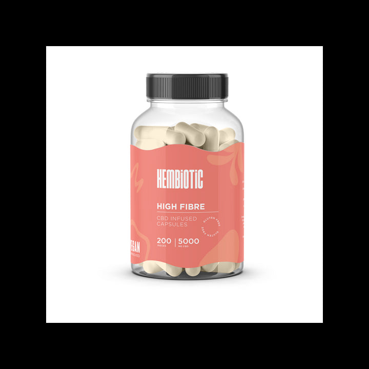 Hembiotic 5000mg Bulk CBD Capsules - 200 Caps