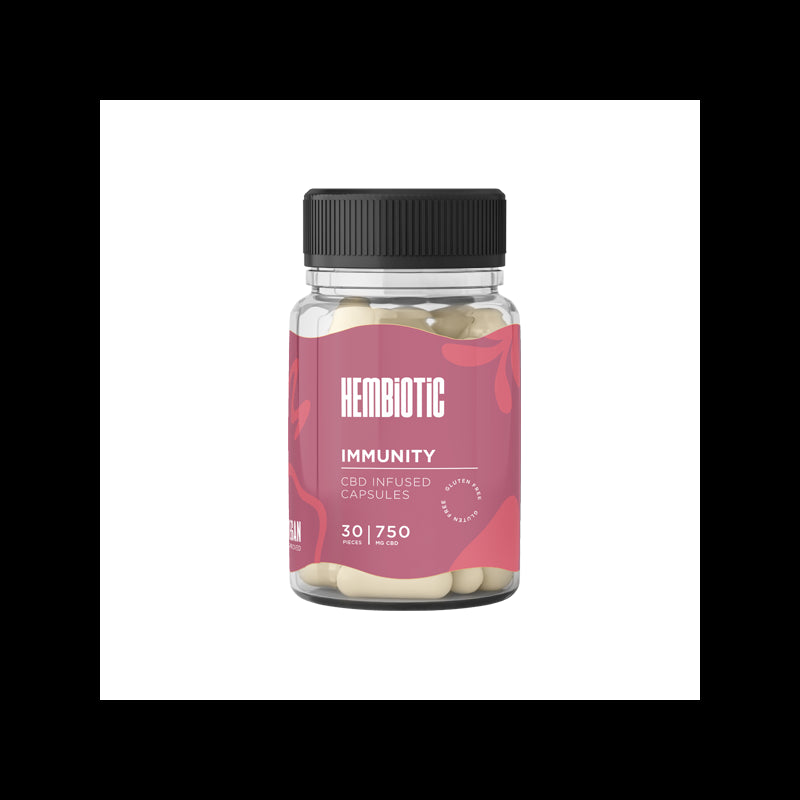 Hembiotic 750mg CBD Capsules - 30 Caps