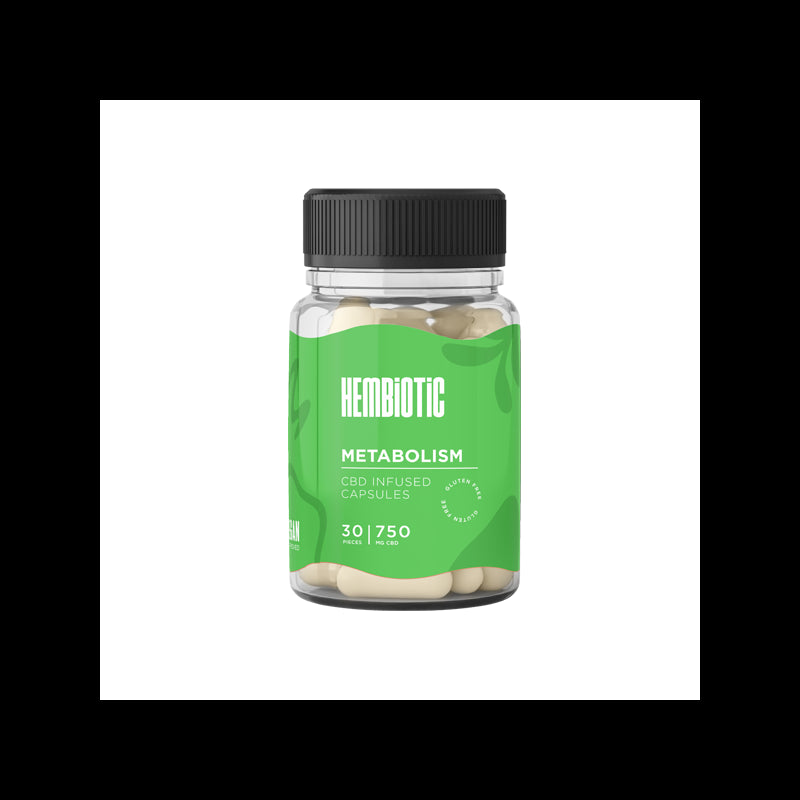 Hembiotic 750mg CBD Capsules - 30 Caps