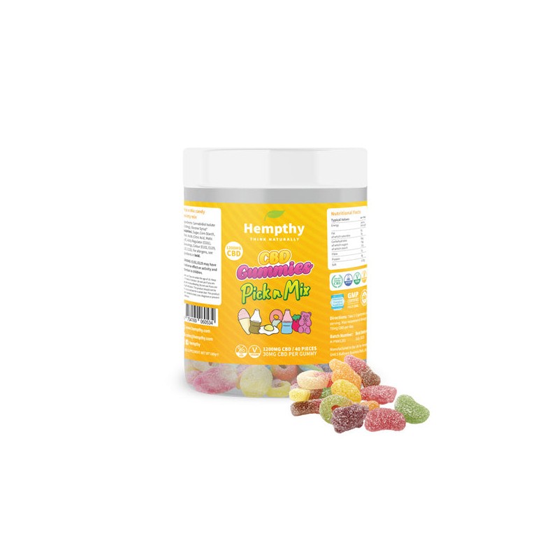 Hempthy 1200mg CBD Pick n Mix - 40 pieces