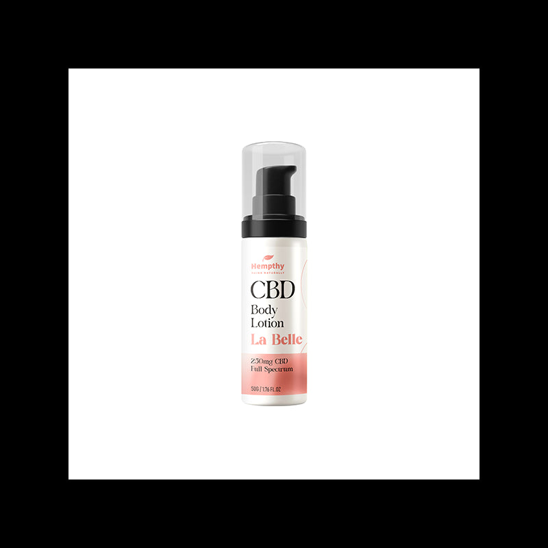 Hempthy 250mg CBD Body Lotion La Belle 50g