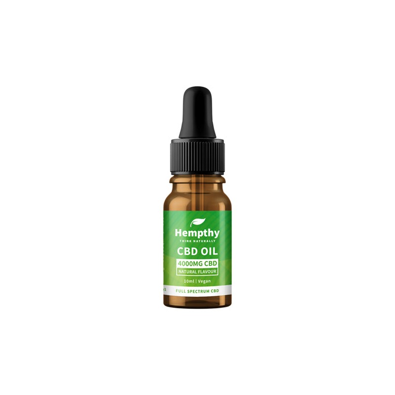 Hempthy 4000mg CBD Oil Full Spectrum Natural - 10ml