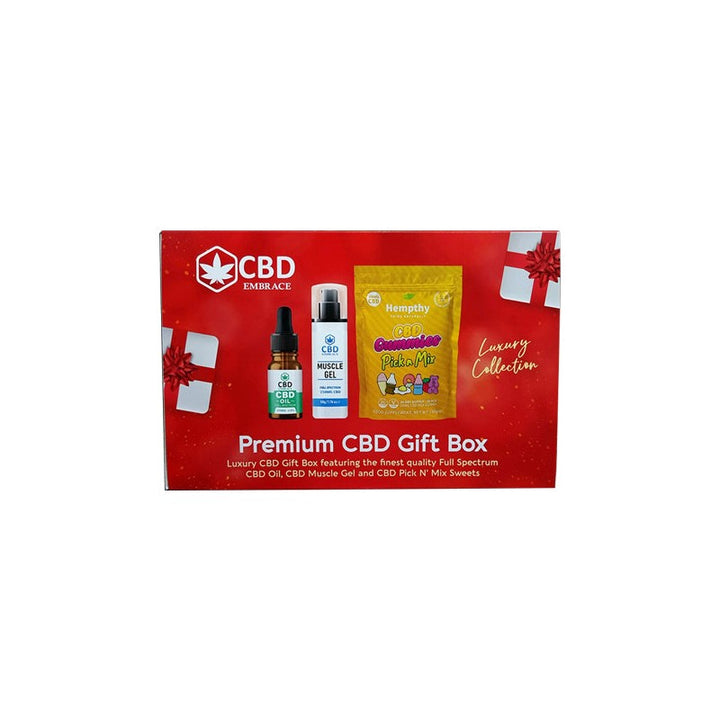 Hempthy CBD Embrace Premium CBD Gift Box - Christmas