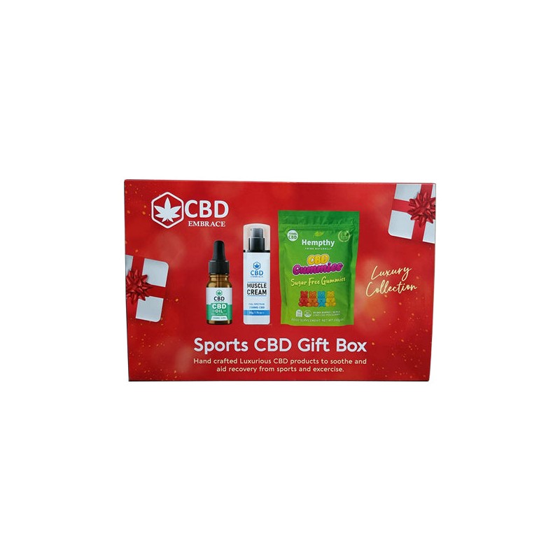 Hempthy CBD Sports Skincare CBD Gift Box - Christmas