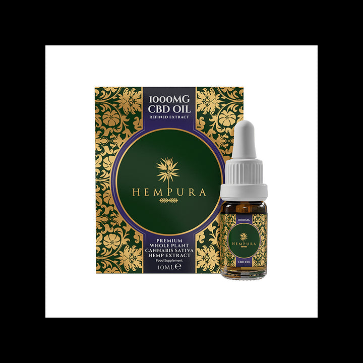 Hempura 1000mg CBD Broad Spectrum Oil Refined with terpenes - 10ml