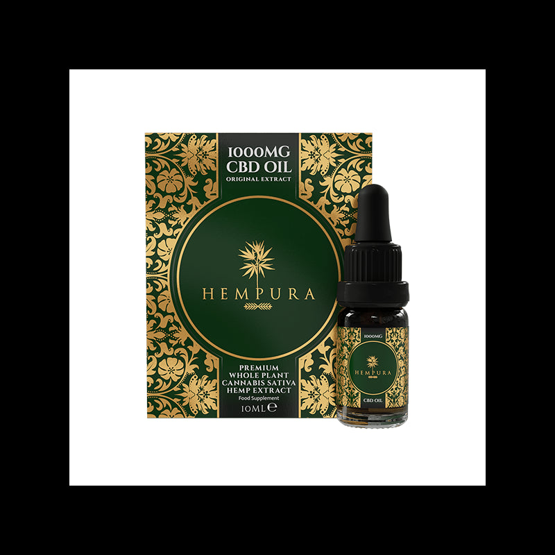 Hempura 1000mg CBD Broad Spectrum Oil with terpenes - 10ml