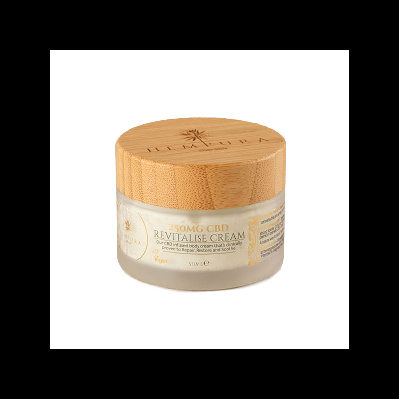 Hempura 250mg CBD Revitalising Cream With Terpenes - 50ml