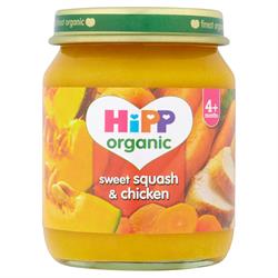 Organic Sweet Squash & Chicken 125g