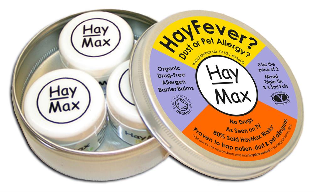 HayMax Mixed 3 for 2 Triple Saver Organic Allergen Barrier Balm