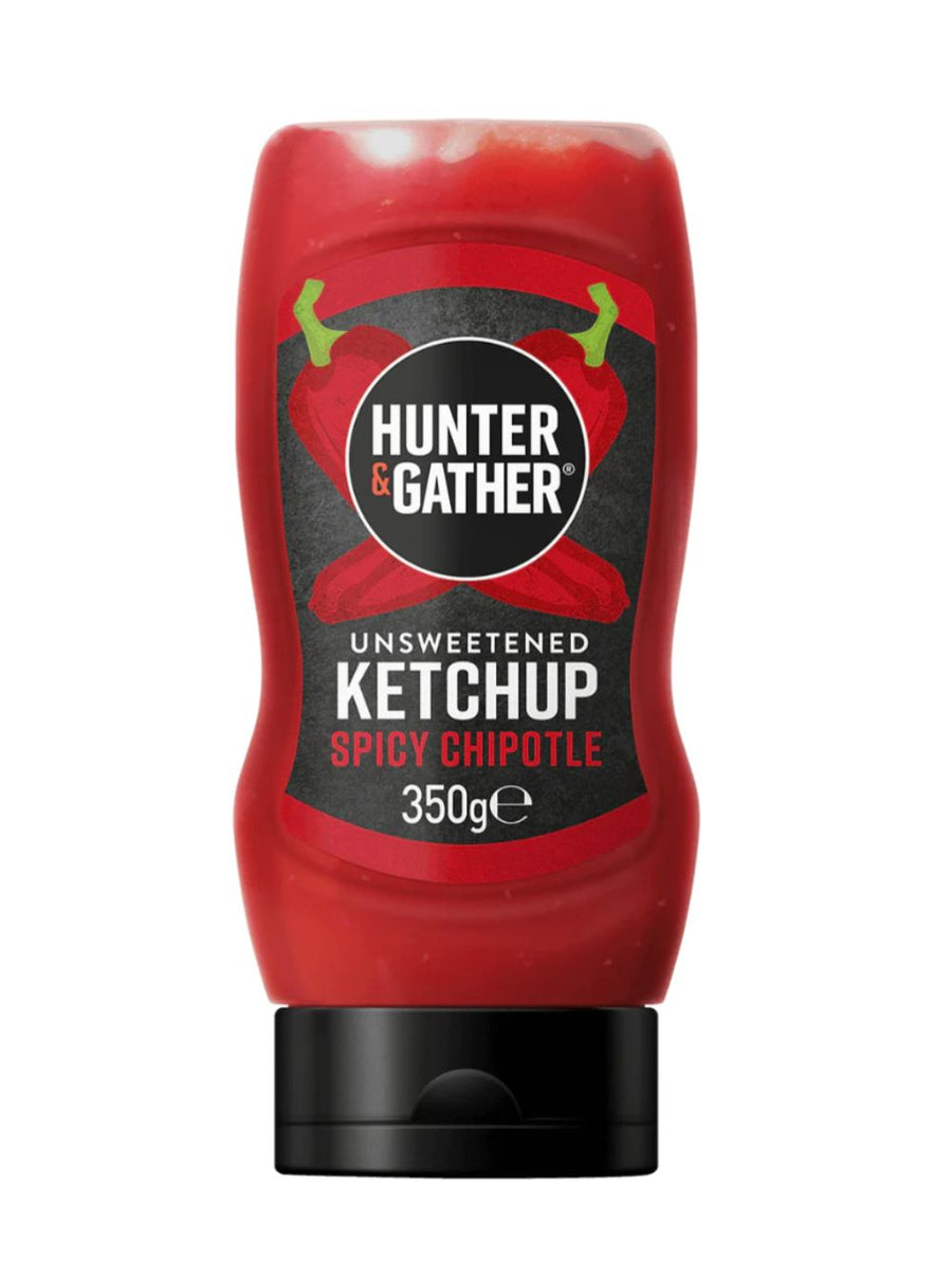 Hunter & Gather Unsweetened Spicy Chipotle Ketchup Squeezy 350g