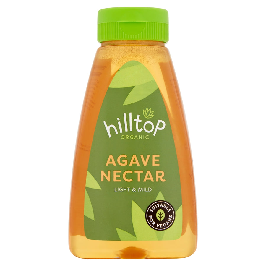 Hilltop Organic Agave Nectar Squeezy Bottle 330g