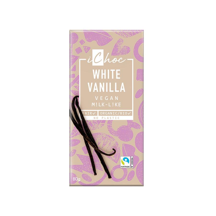 White Vanilla Chocolate Vegan Organic 80g