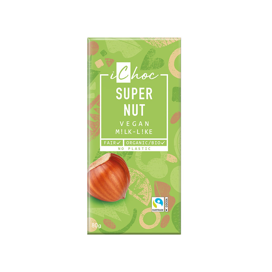 Super Nut Chocolate Vegan Organic 80g