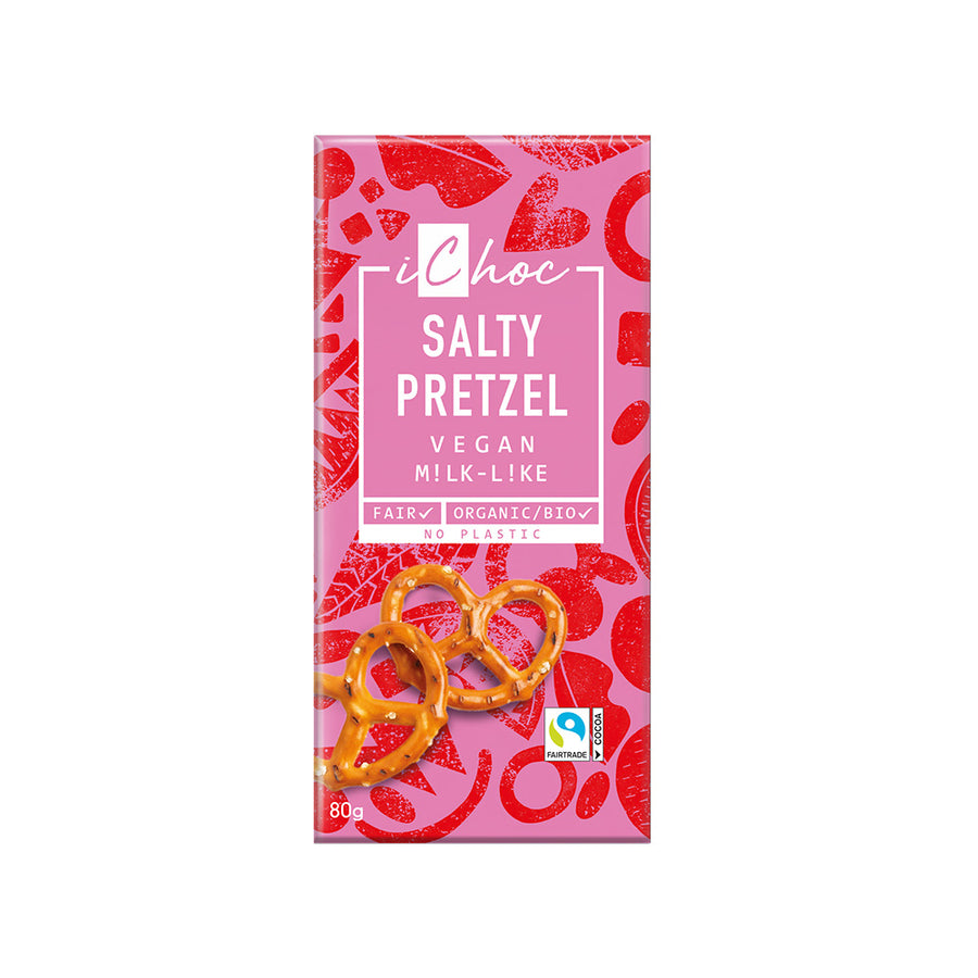 Salty Pretzel Chocolate Organic Vegan 80g