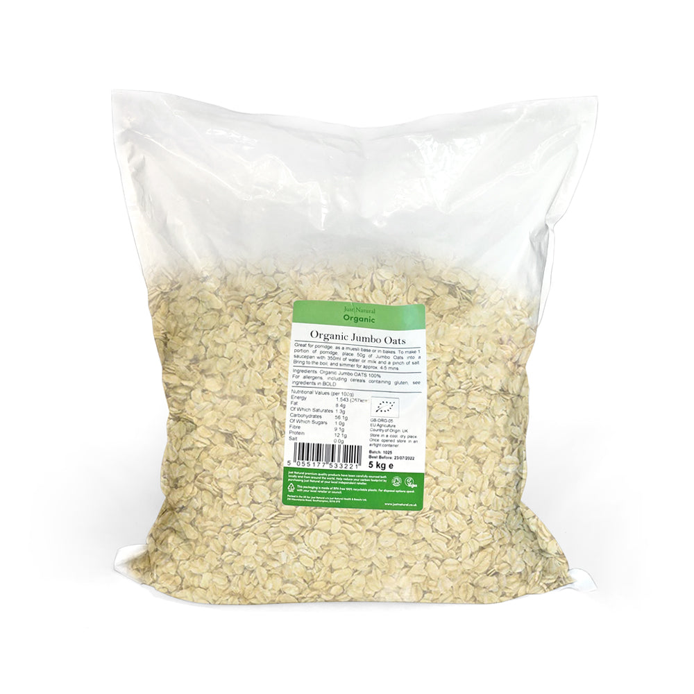 Organic Jumbo Oats 5kg