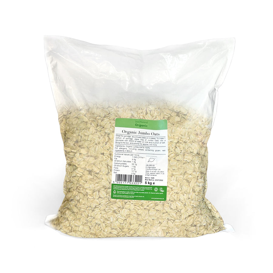 Organic Jumbo Oats 5kg