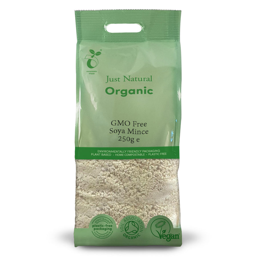 Organic GMO Free Soya Mince 250g