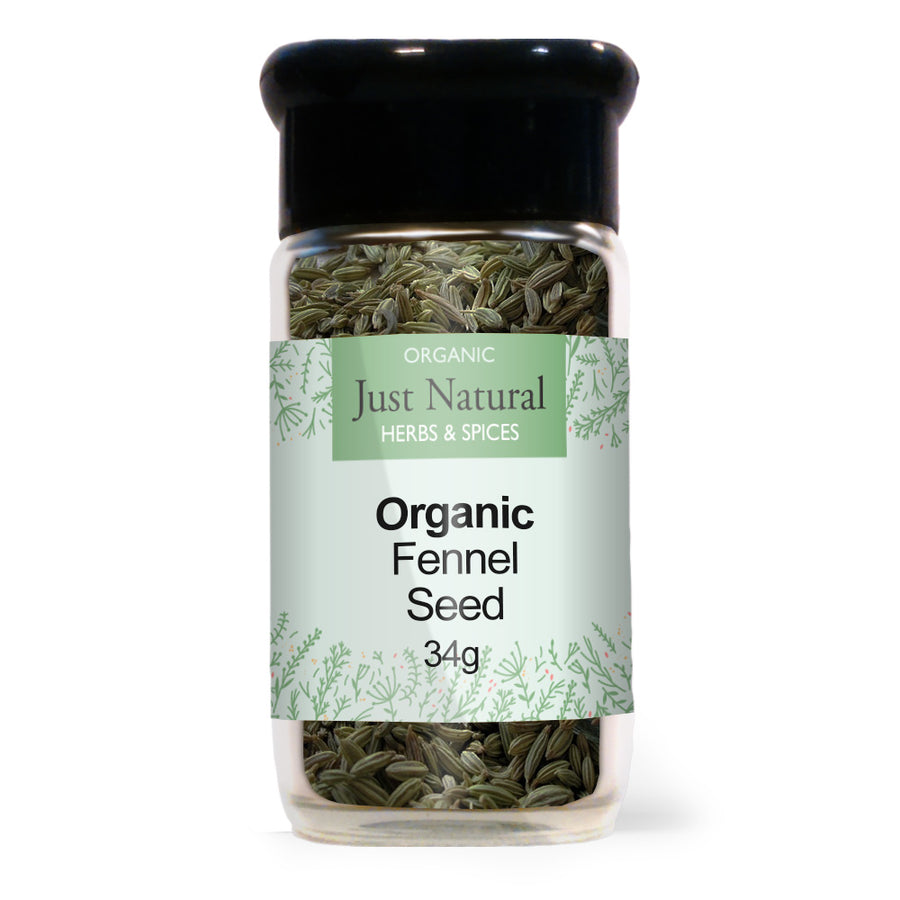 Organic Fennel Seed (Glass Jar) 45g