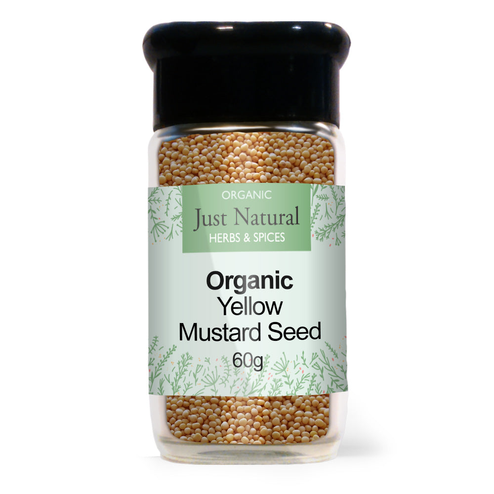 Organic Yellow Mustard Seed (Glass Jar) 80g