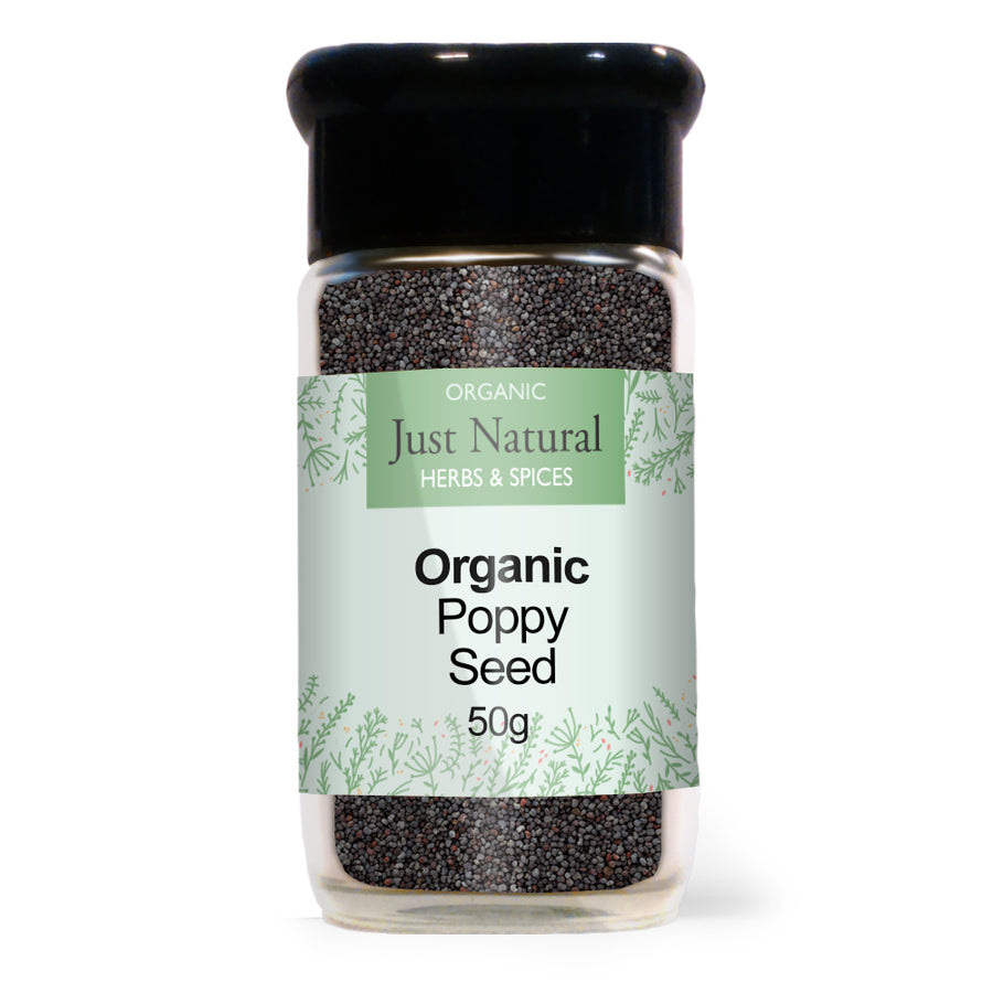 Organic Poppy Seed (Glass Jar) 65g