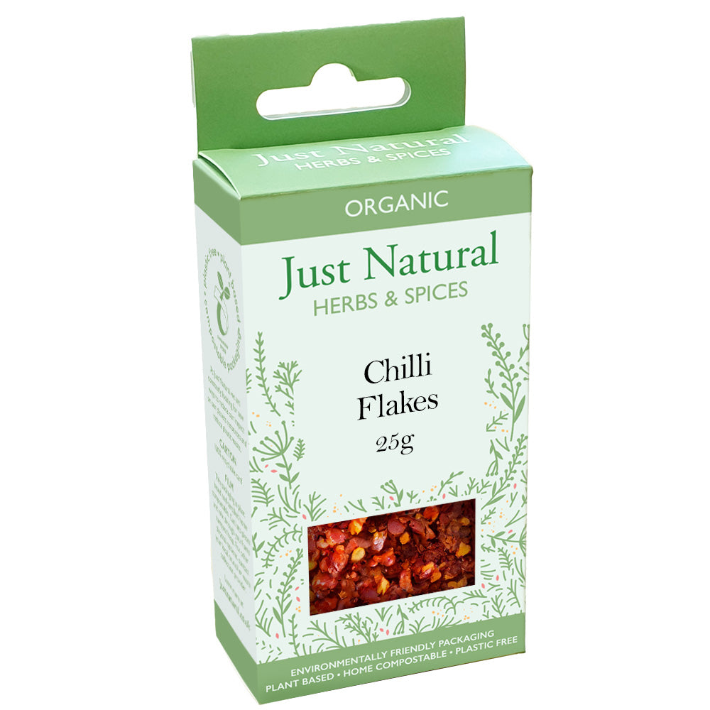 Organic Chilli Flakes (Box) 25g