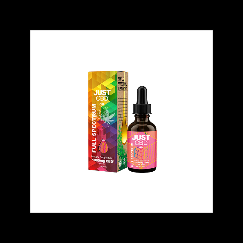 Just CBD 1000mg Full Spectrum Tincture - 30ml