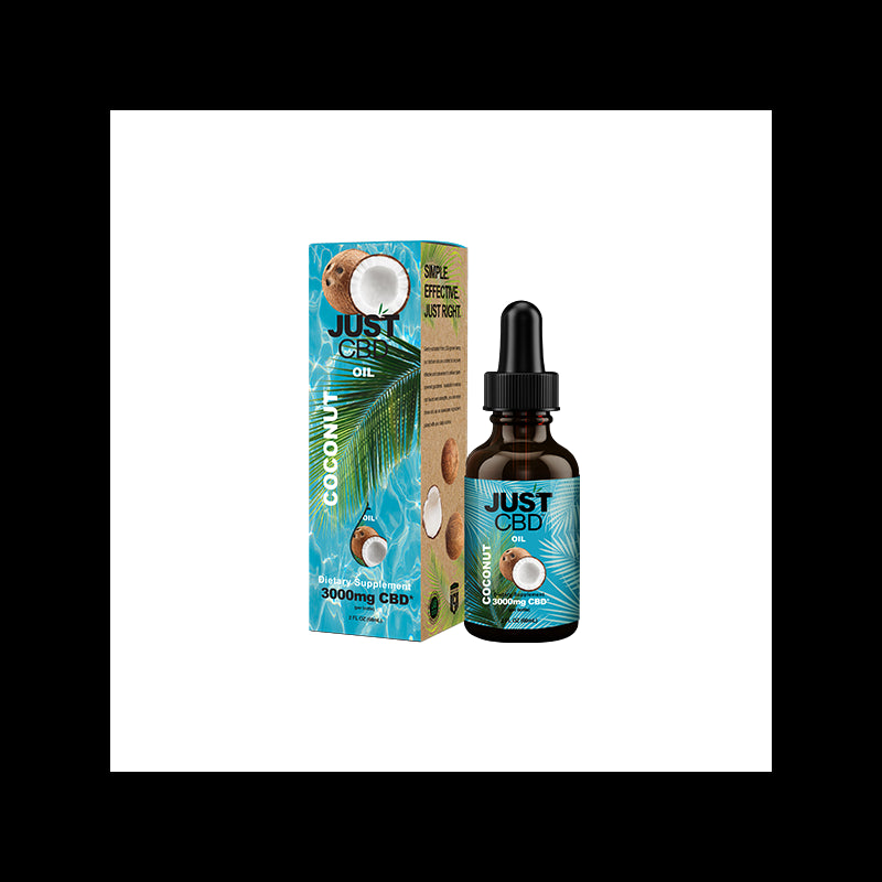 Just CBD 3000mg Coconut Oil Tincture - 30ml