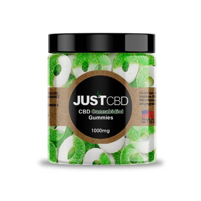 Just CBD Gummies Apple Rings