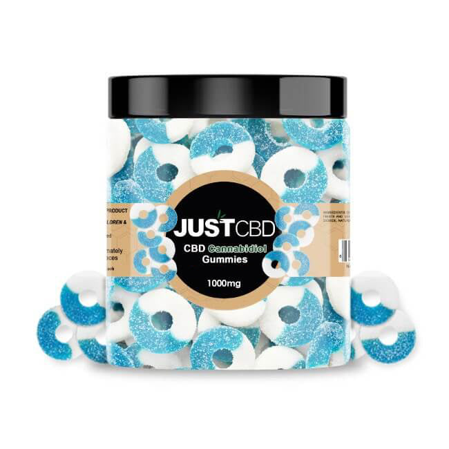 Just CBD Blue Raspberry Rings