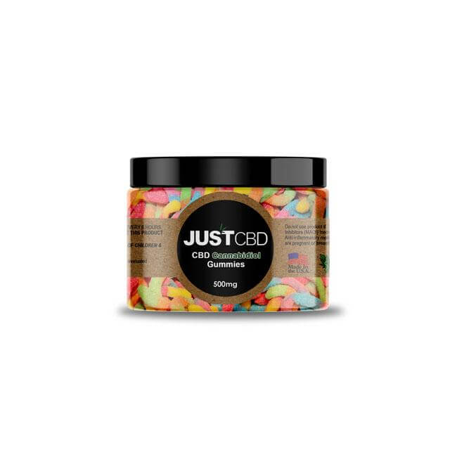 Just CBD Gummies Sour Worms