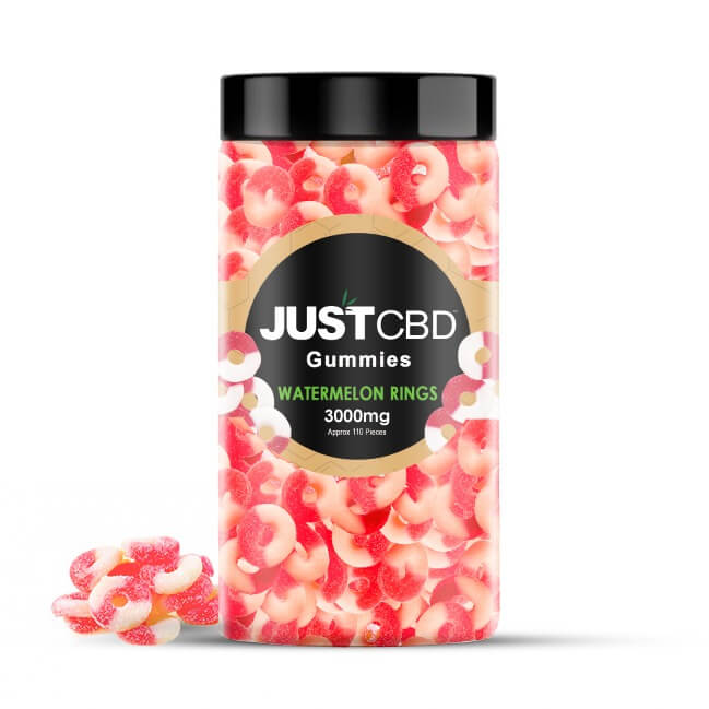 Just CBD Gummies Watermelon Rings