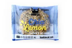 Chia & Lemon Cookie Organic - Vegan Cashew & Oat Cookies 55g