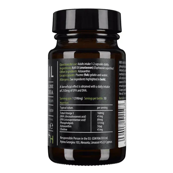 KIKI HEALTH Krill Oil 590mg 30 Licaps