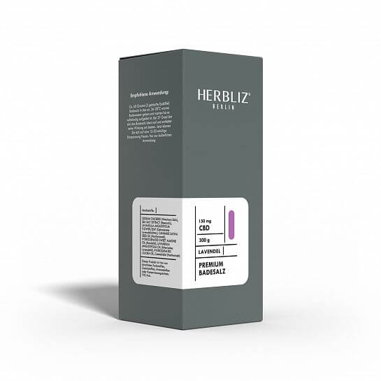 Herbliz Berlin CBD Premium Bath Salts 150mg 300g